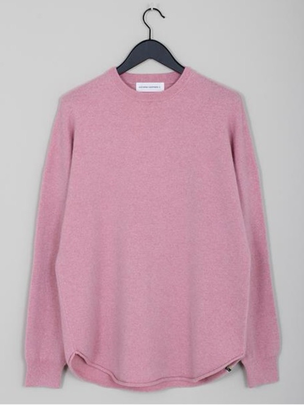 Extreme Cashmere N°53 Crew Hop Terry Pink Cashmere-Blend Unisex Sweater One Size